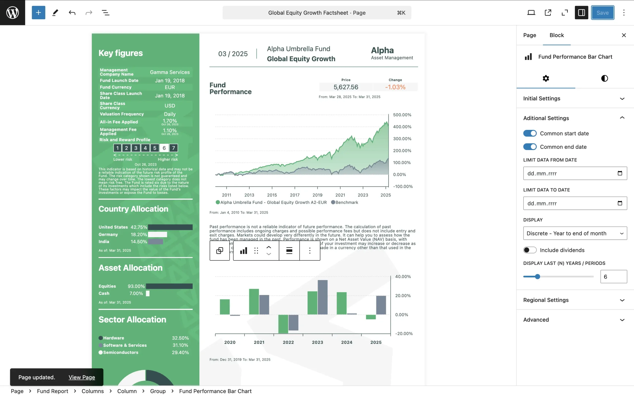Fund Factsheet Automation